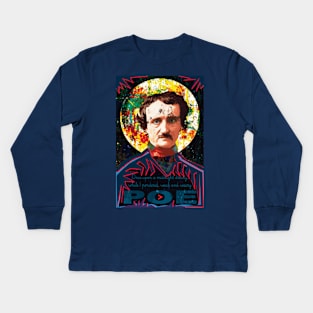 Edgar Allan Poe Kids Long Sleeve T-Shirt